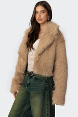 Sierra Oversized Faux Fur Jacket