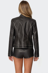 Roxie Faux Leather Jacket