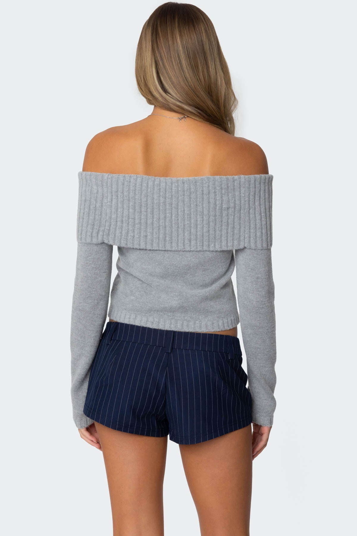 Tamara Fold Over Knit Top