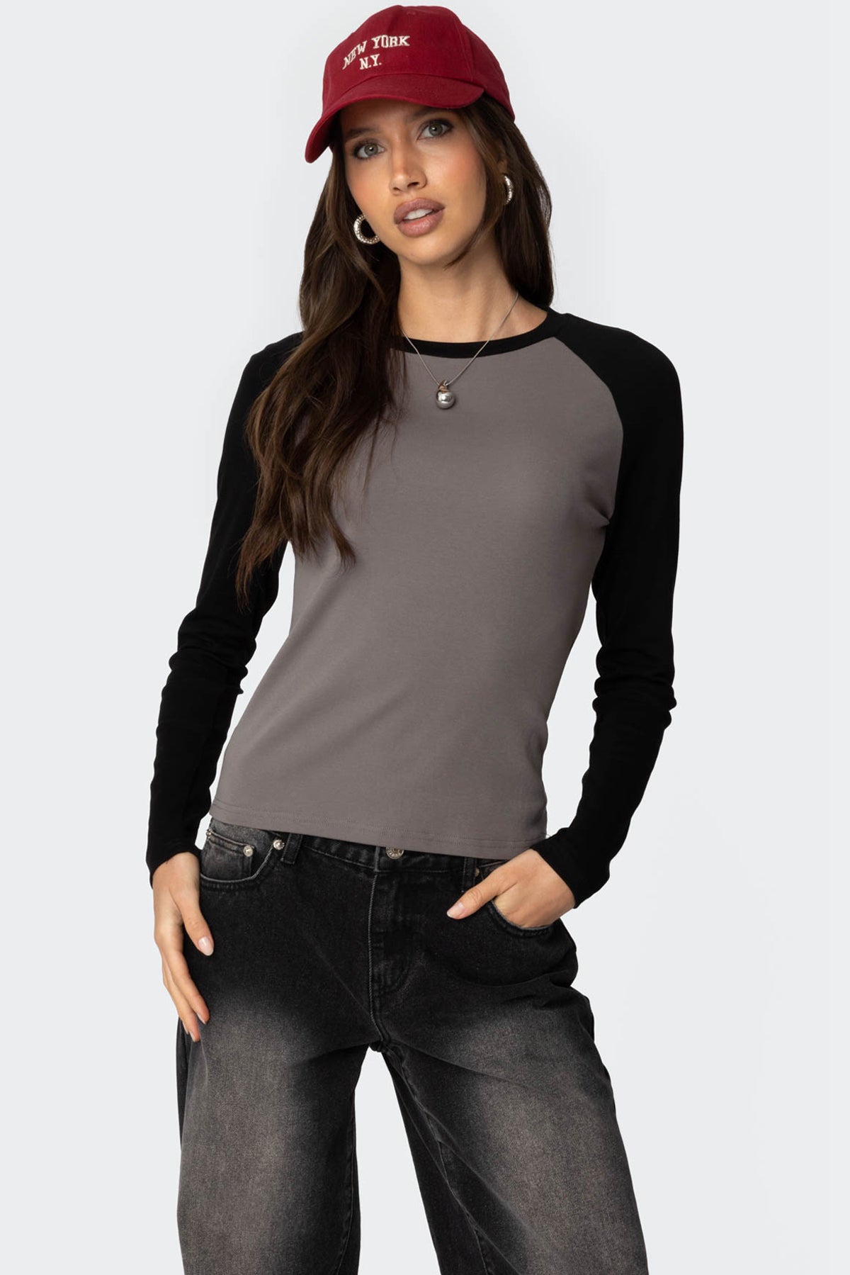 Tommi Raglan Long Sleeve T Shirt