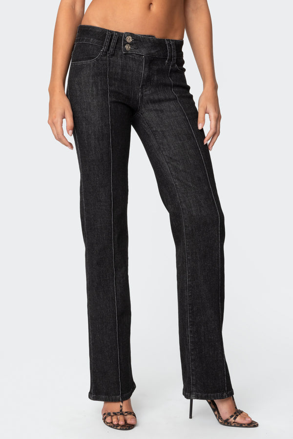 Avril Boot Cut Low Rise Jeans