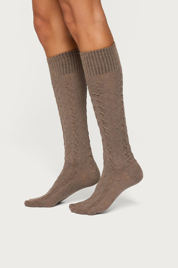 Cable Knit Socks