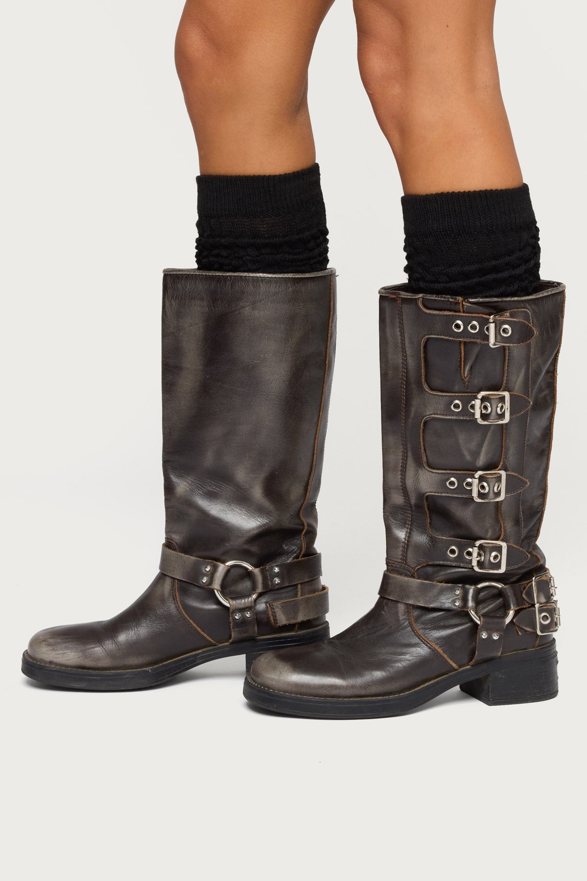 Knee High Scrunch Socks – edikted