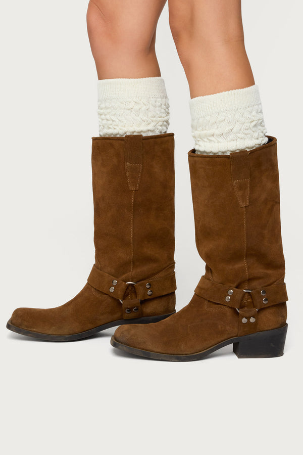 Knee High Scrunch Socks