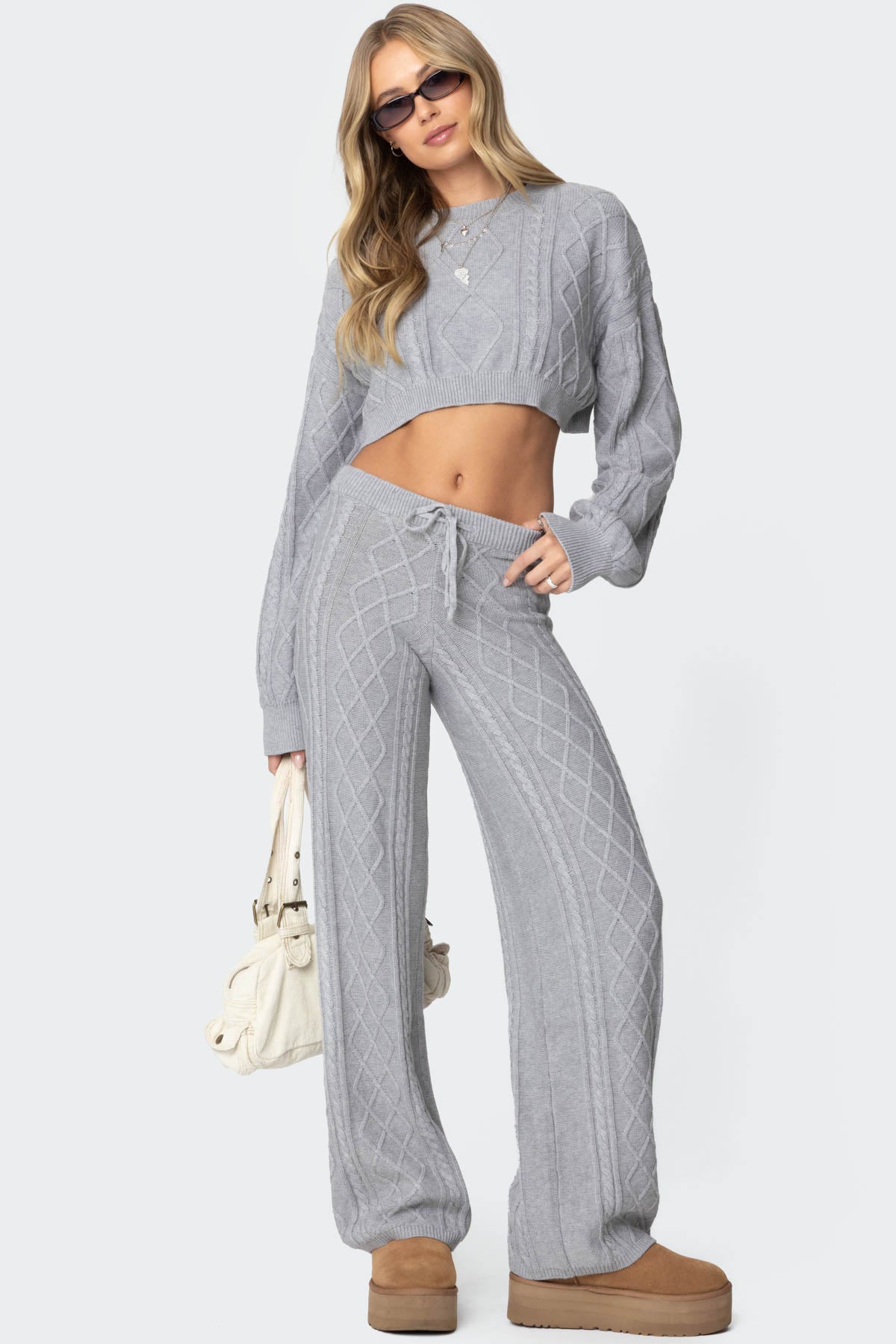 Kasey Cable Knit Pants