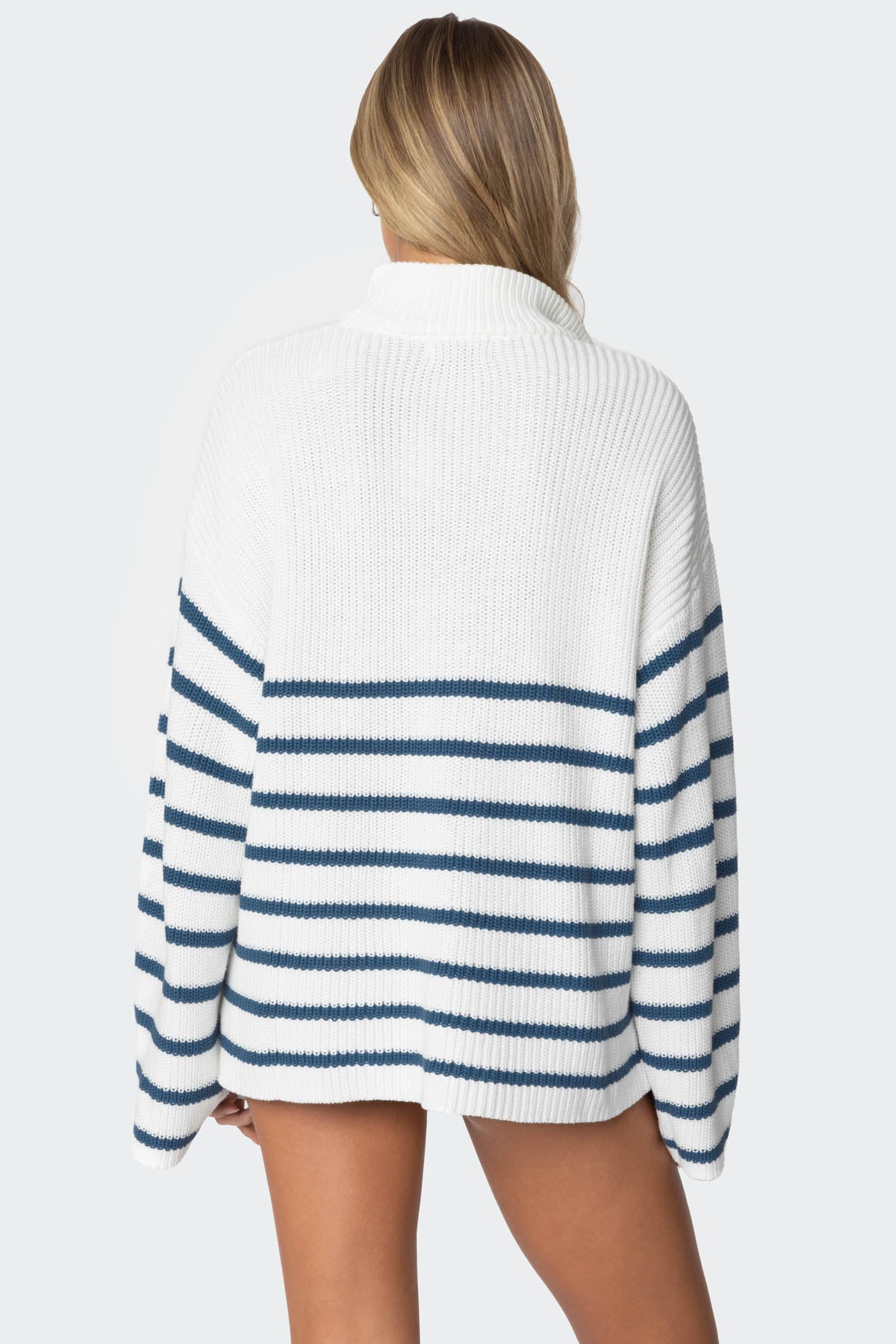 Oversized Quarter Zip Sweater