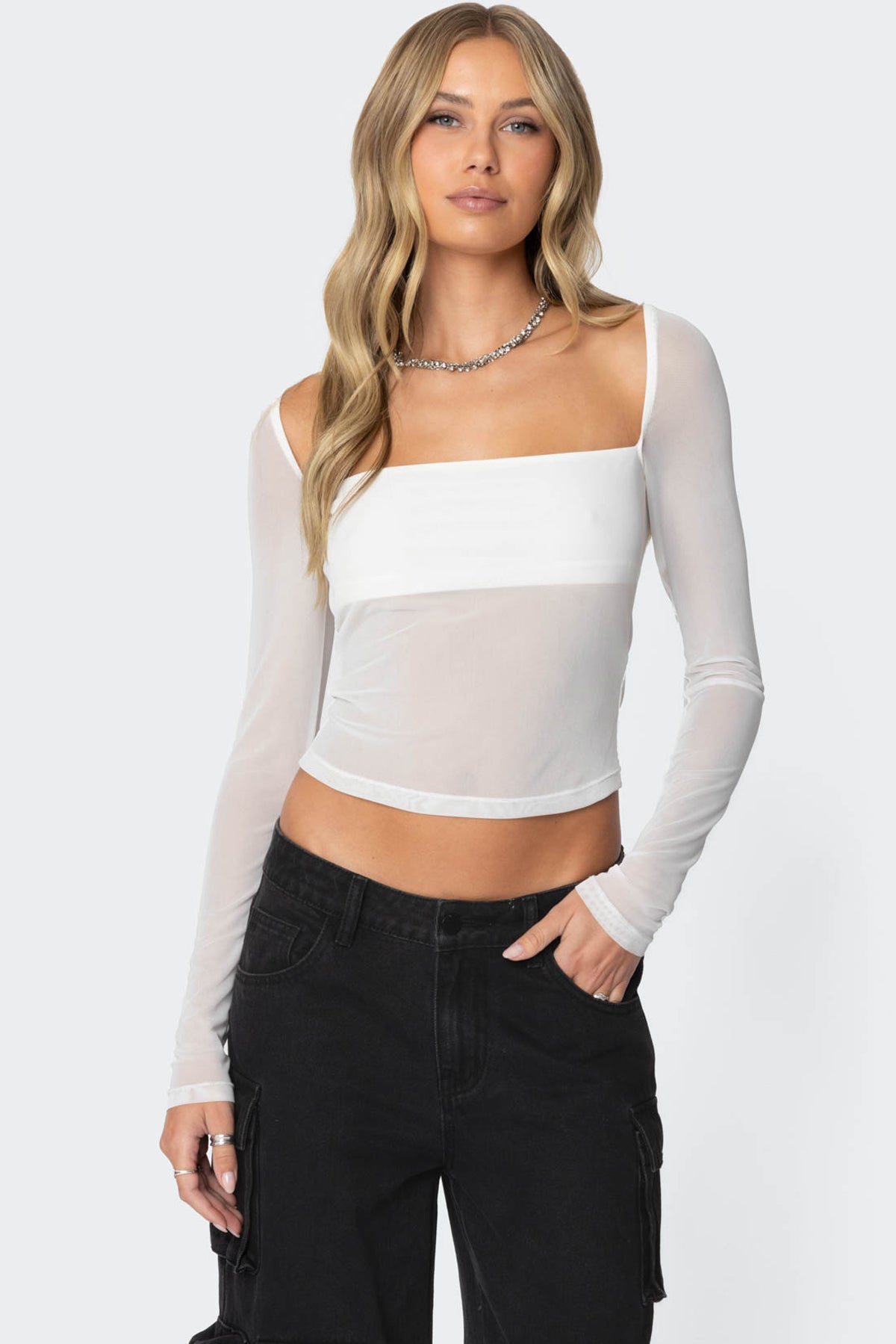 Marta Mesh Top