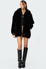 Taylor Oversized Faux Fur Jacket