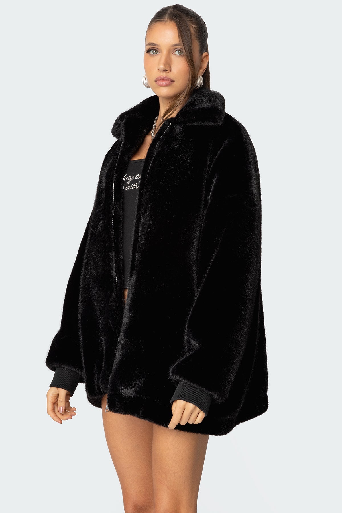 Taylor Oversized Faux Fur Jacket