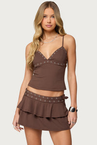 Hailie Grommet Tank Top