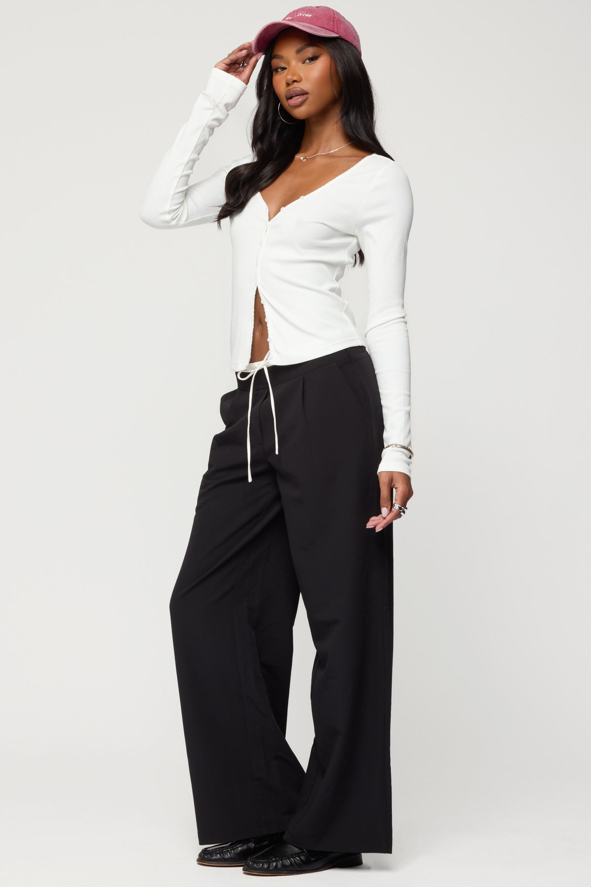 Tanya Button Up Long Sleeve Top