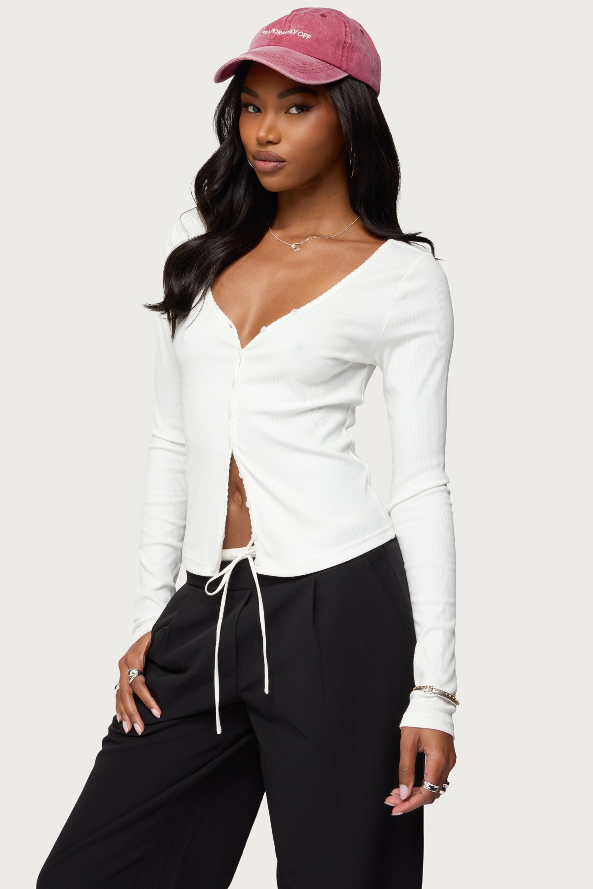 Tanya Button Up Long Sleeve Top