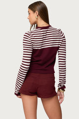 Goni Stripey Knit Cardigan