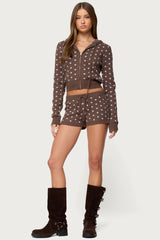 Kenny Polka Dot Knit Shorts