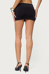 Giana Iridescent Mini Skirt