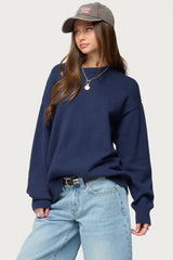 Priscila Oversized Crewneck Sweater