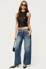 Alexander Sequin Top