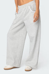 Ashtin Ruffle Trim Sweatpants