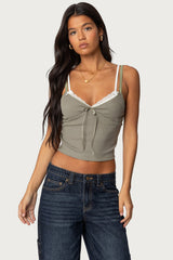 Lacey Layered Tank Top