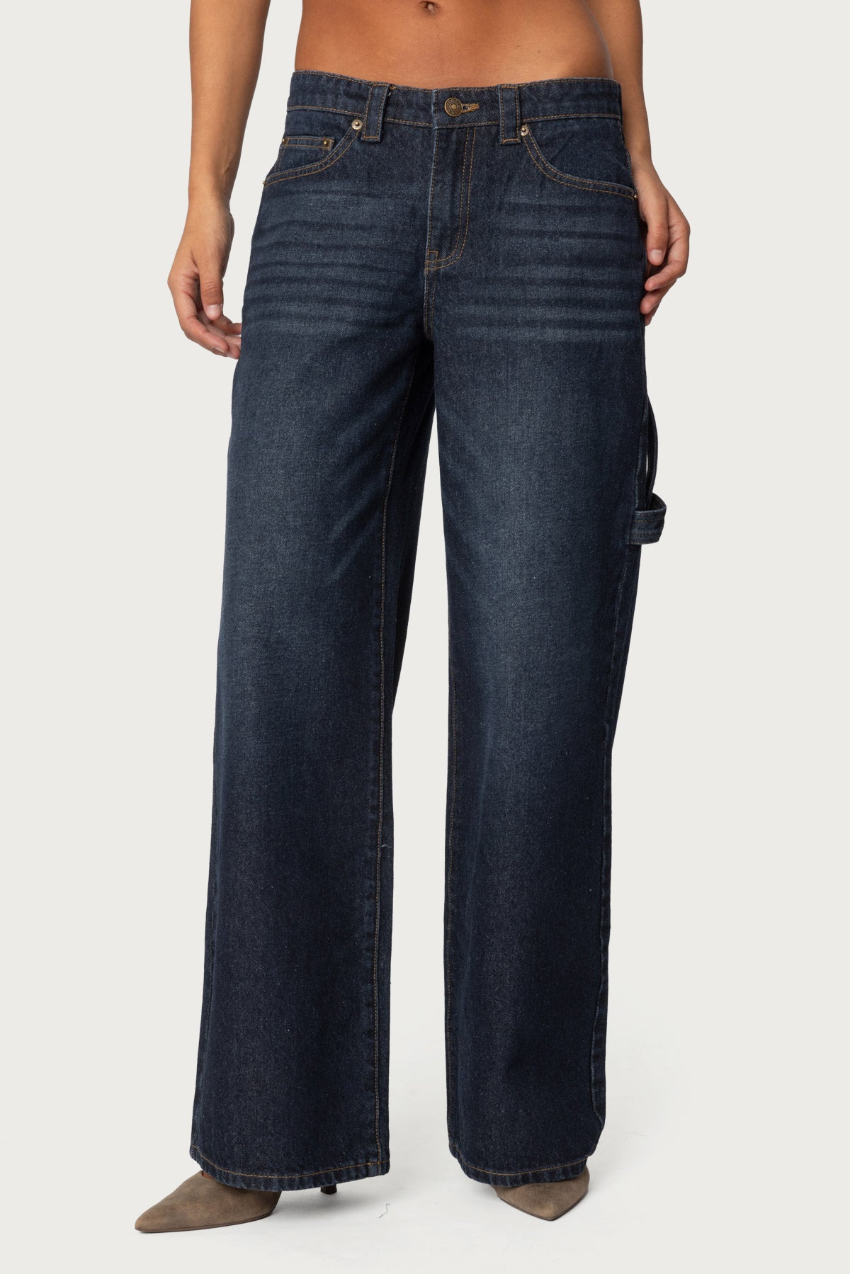 Carpenter Low Rise Baggy Jeans – edikted