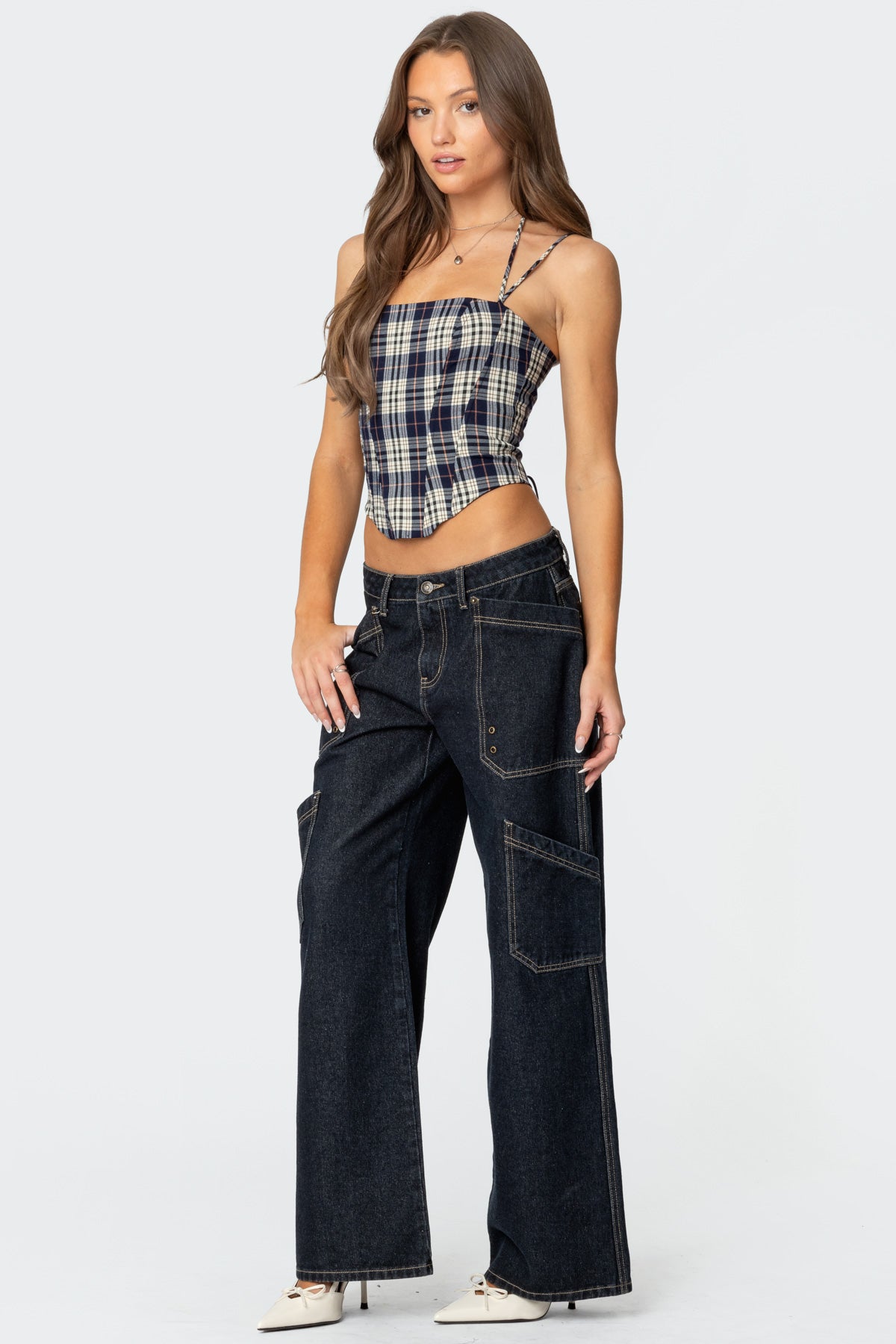 Leon Plaid Corset