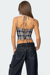 Leon Plaid Corset