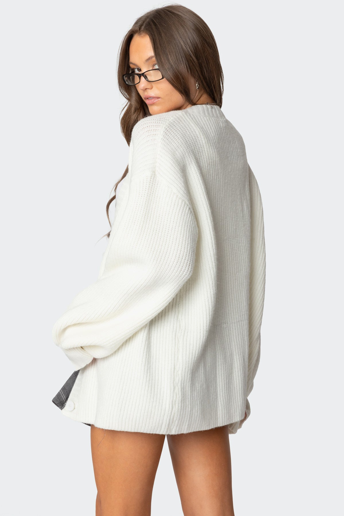 Mathilde Oversized V Neck Cardigan