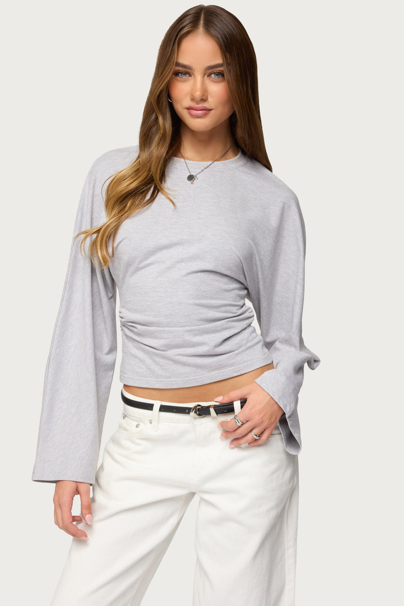 Charlisa Cinched Waist Top – edikted