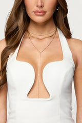 Golden Girl Layered Cascading Chain Necklace