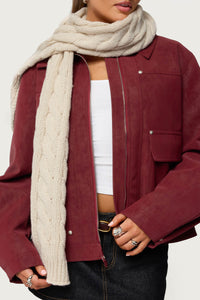 Jayne Split Front Knit Cardigan