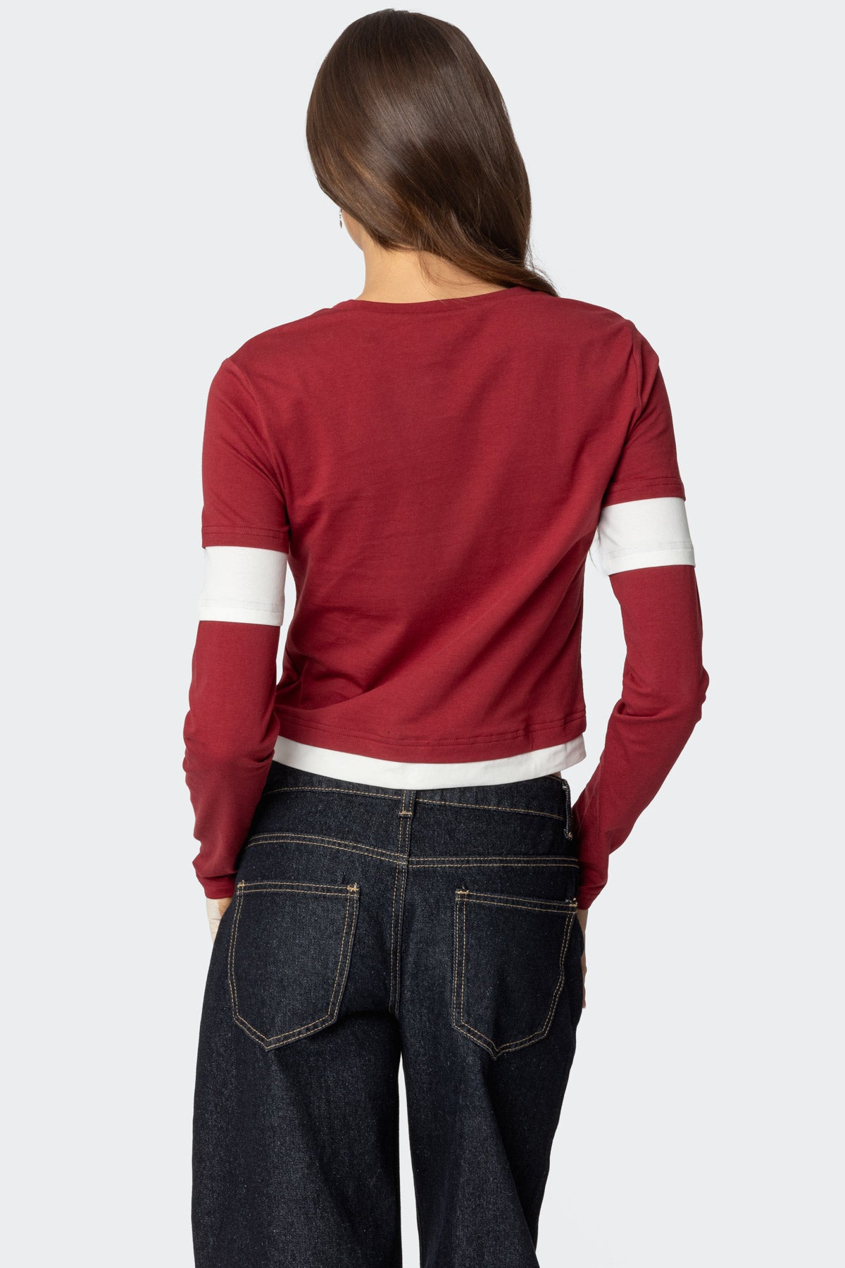 Paula Layered Long Sleeve T Shirt