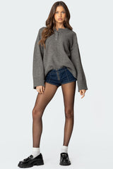 Montana Oversized Button Sweater