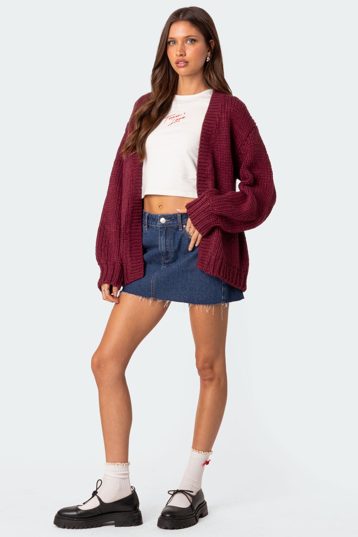 Anina Oversized Knit Cardigan