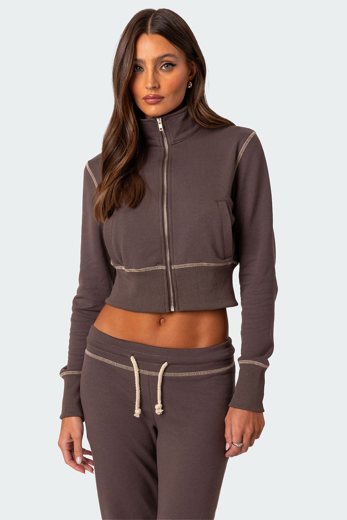 Alexia Zip Up Sweatshirt