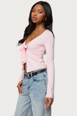 Scarlette Tie Front Top