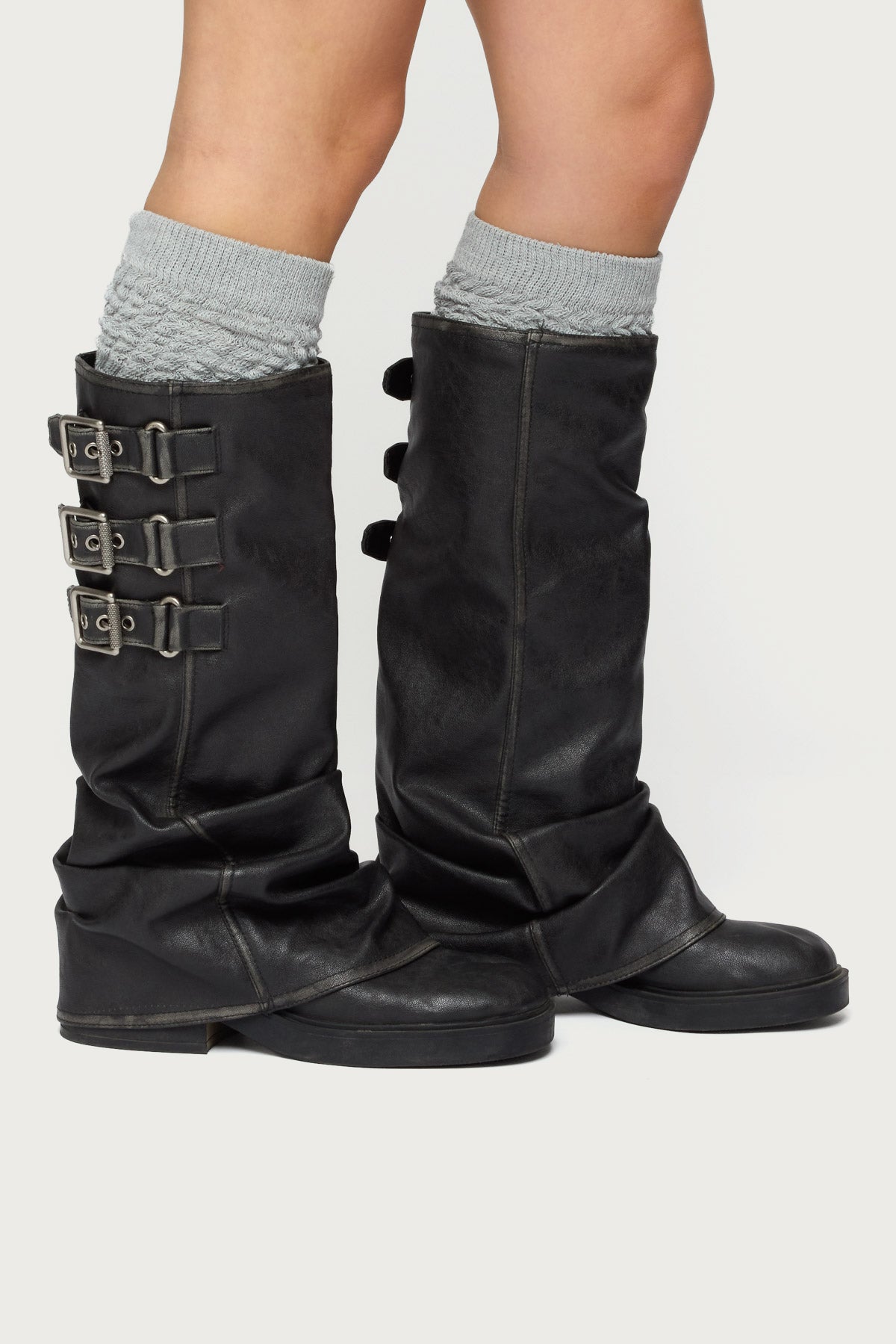 Knee High Scrunch Socks