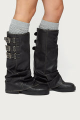 Knee High Scrunch Socks