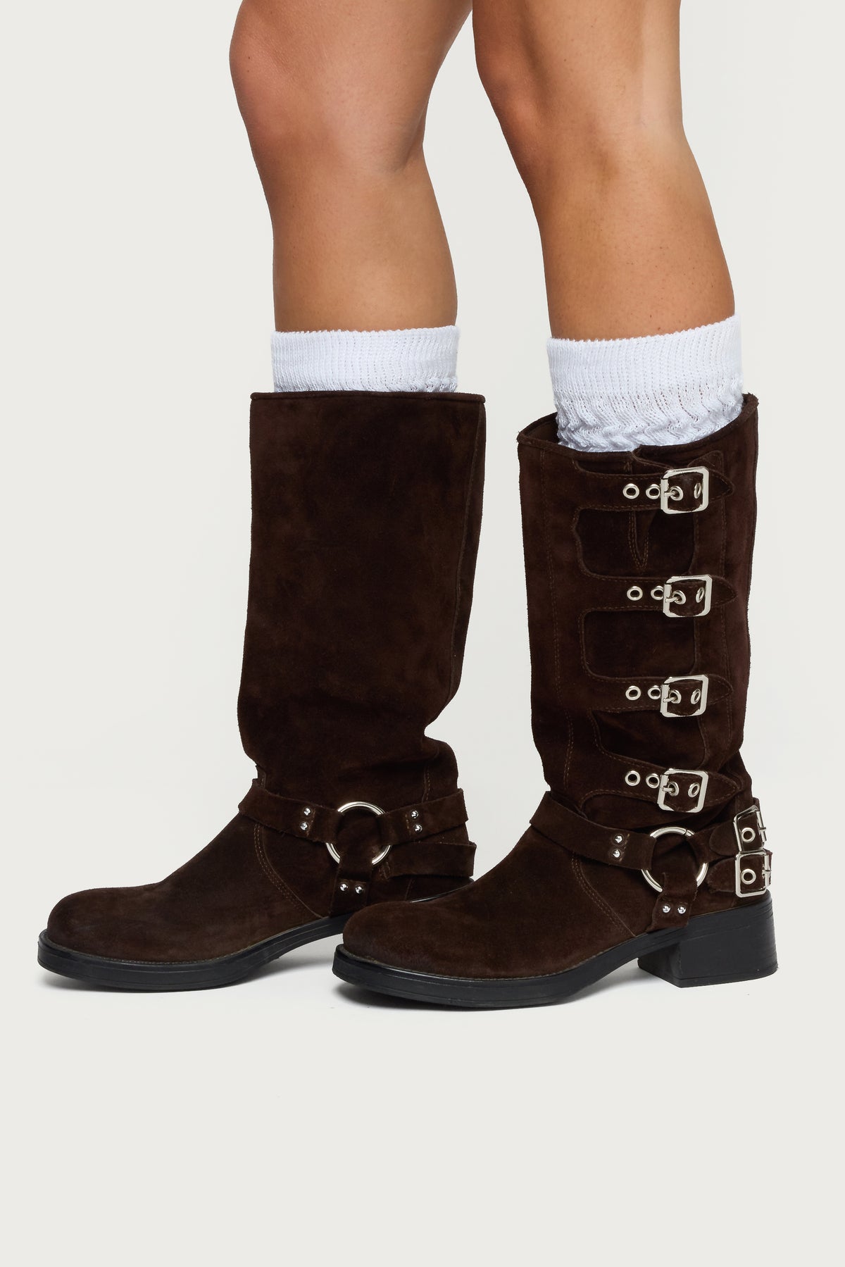 Knee High Scrunch Socks