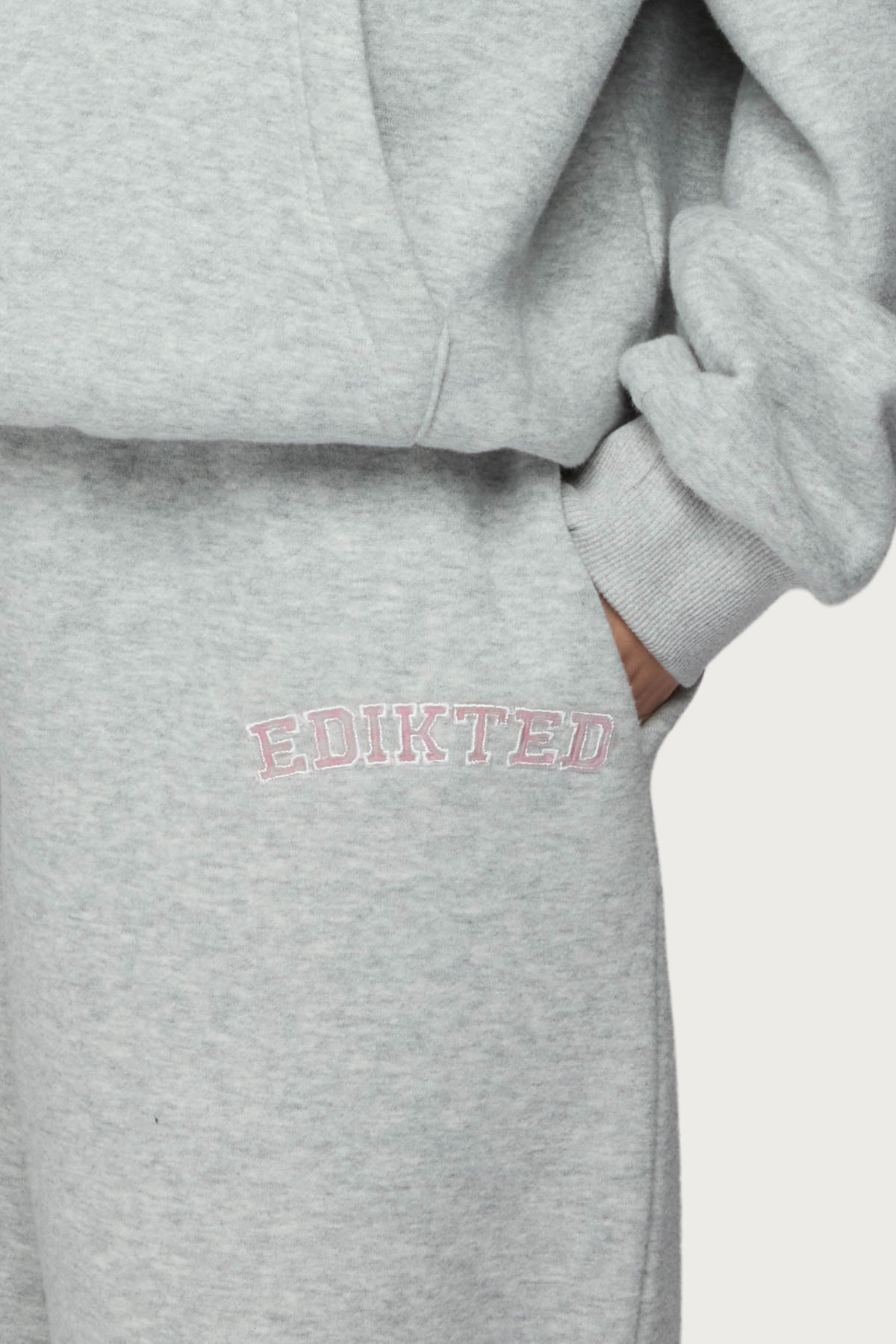 Edikted Lover Wide Leg Sweatpants