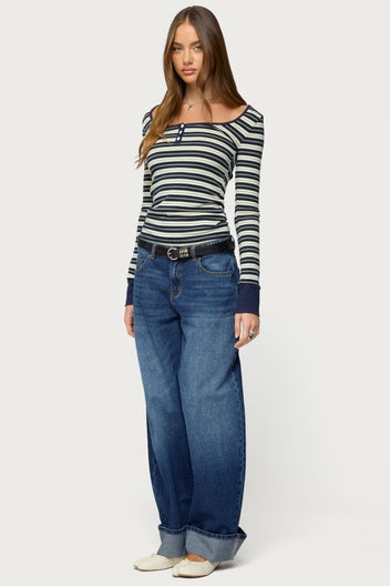 Kella Low Rise Baggy Jeans