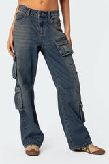 Baggy Boyfriend Cargo Jeans