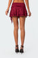 Ruby Ruffle Lace Mini Skirt