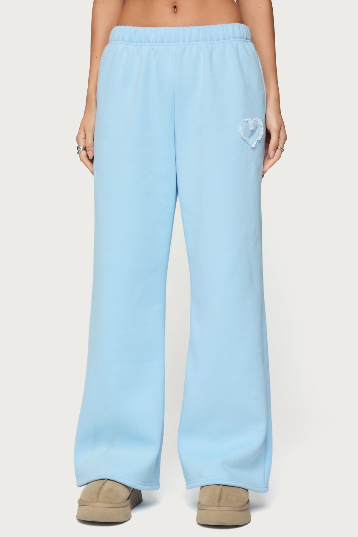 Love Edikted Wide Leg Sweatpants