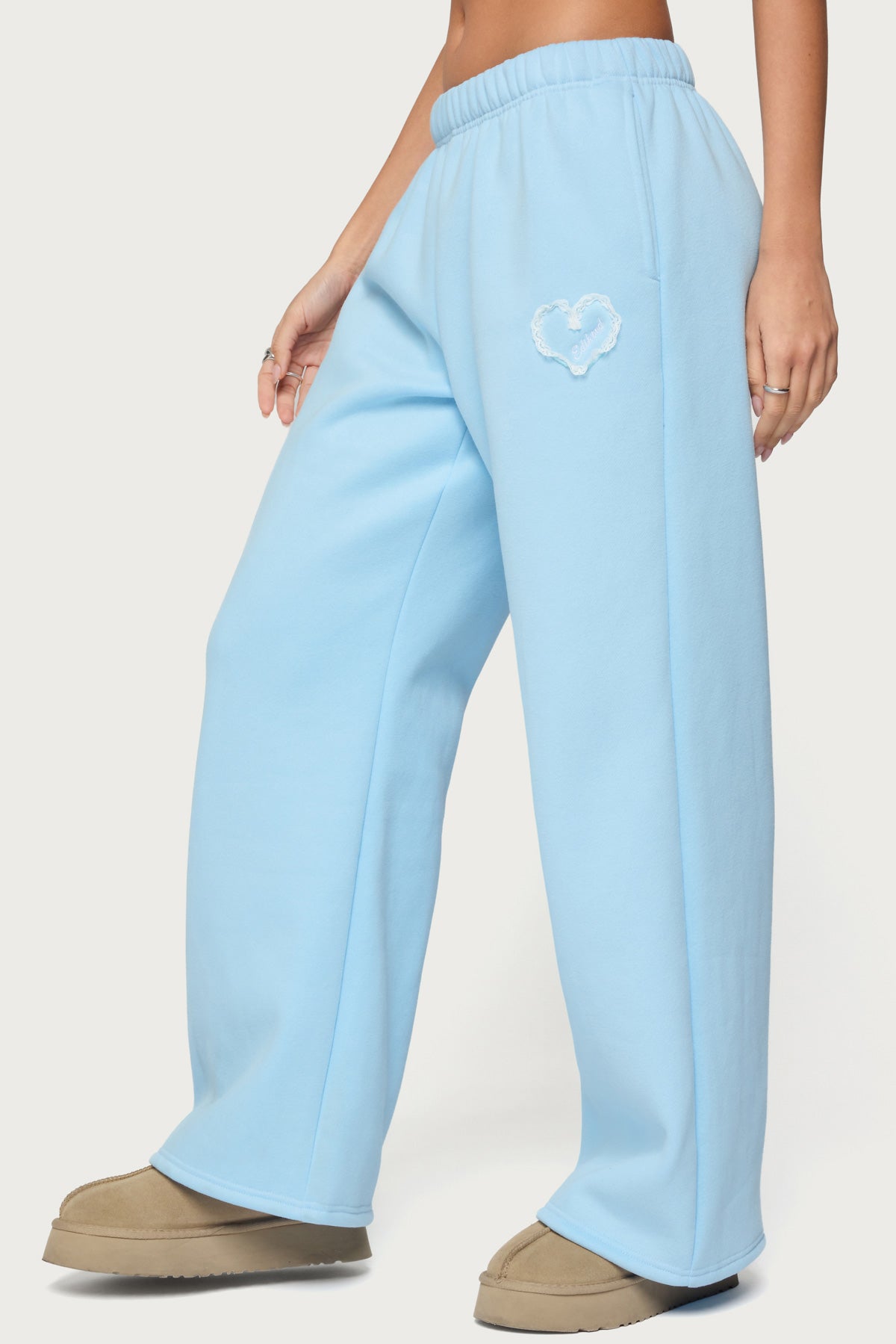Love Edikted Wide Leg Sweatpants