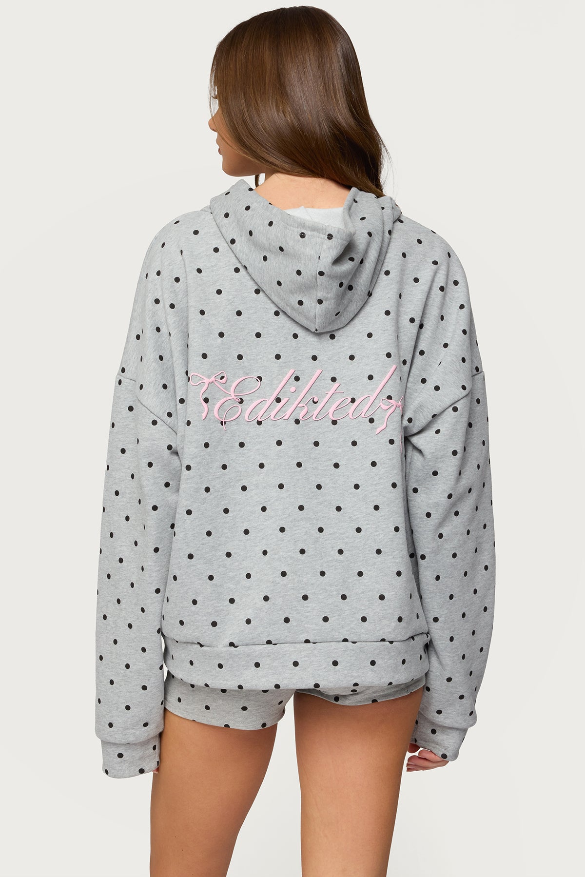 Chelsie Polka Dot Hoodie – edikted