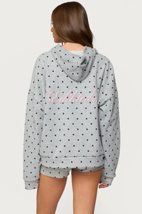 Chelsie Polka Dot Hoodie