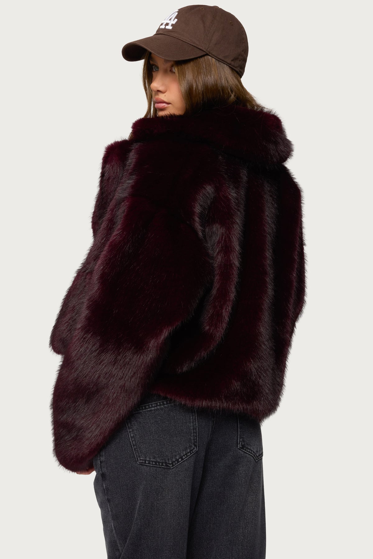 Kamilah Overszied Faux Fur Coat