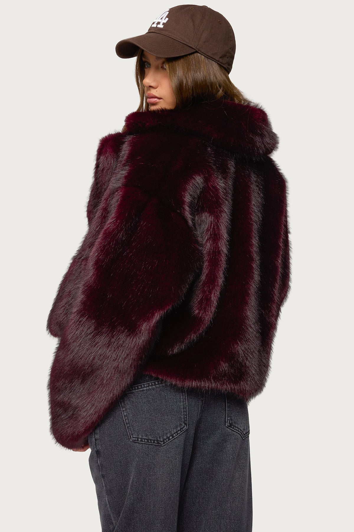 Kamilah Overszied Faux Fur Coat