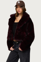Kamilah Overszied Faux Fur Coat