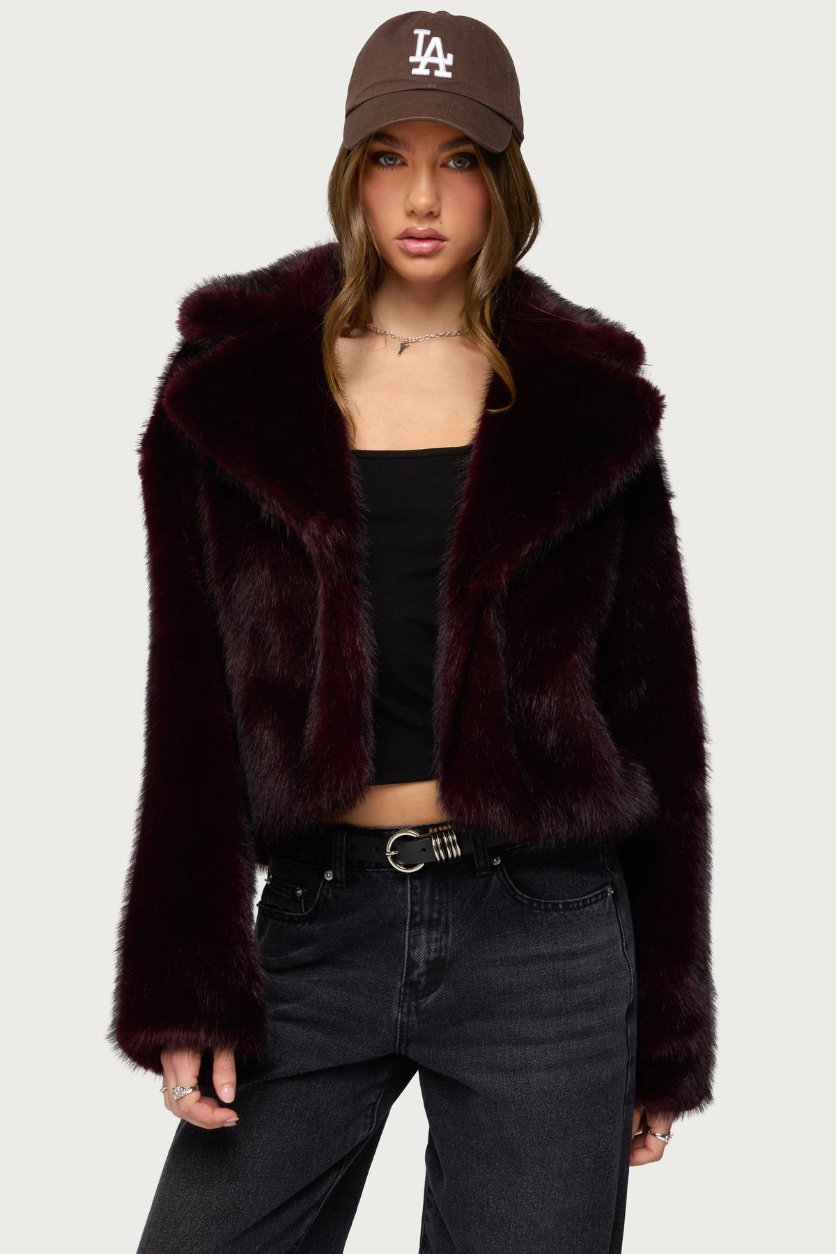 Kamilah Overszied Faux Fur Coat